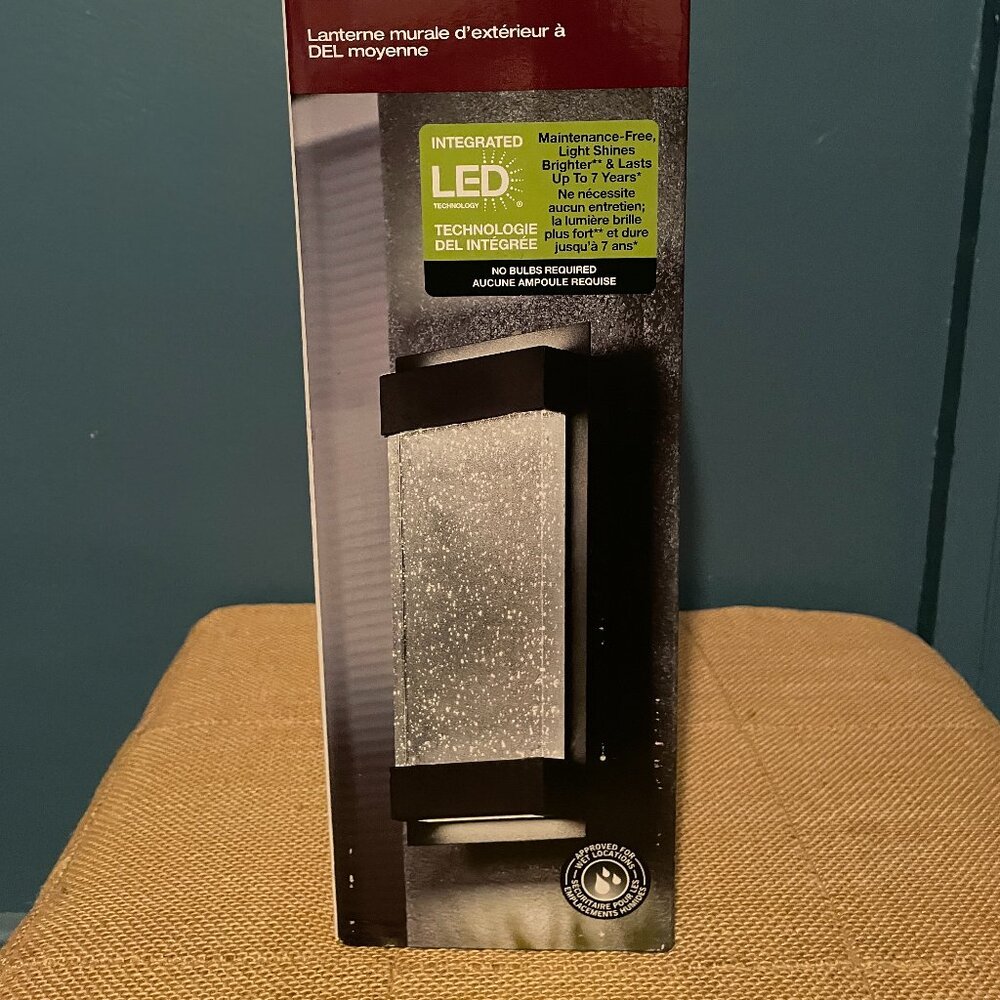 Home Decorators Collection Medium Exterior LED Wall Lantern - Picture 2 of 5